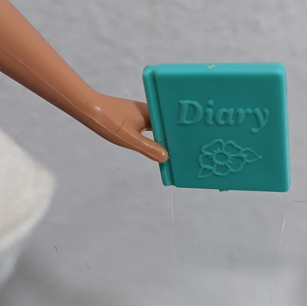 Vintage Barbie Doll Sized Plastic Diary - Picture 6 of 7